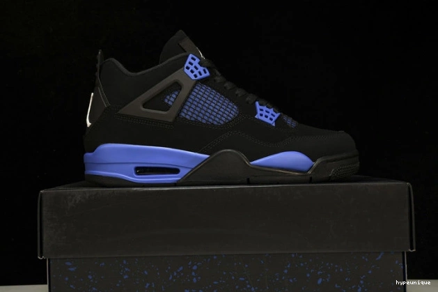 HYPE CT8527-018 Royal Black Game Jordan Retro 4 0716